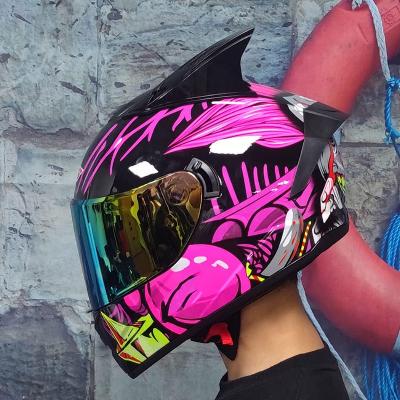 Casque de Moto - SafeRide™ - Rose - Le Pro Moto