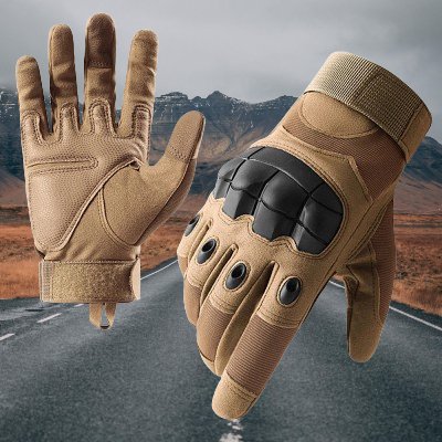 Gants de moto - MotorbikeRidingGloves™ - Marron - Le Pro Moto