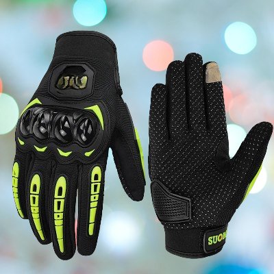 Gants de moto - MotorcycleGloves™ - Jaune - Le Pro Moto