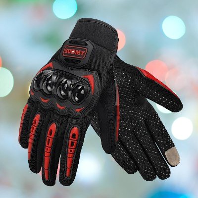 Gants de moto - MotorcycleGloves™ - Rouge - Le Pro Moto