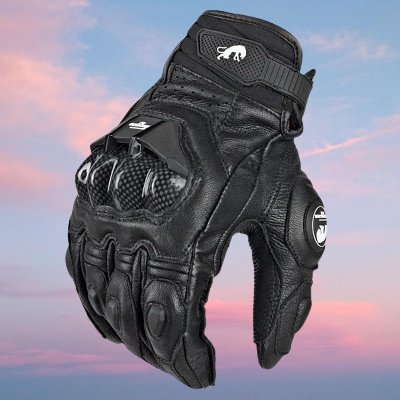 Gants de moto - RacingGloves™ - Noir - Le Pro Moto