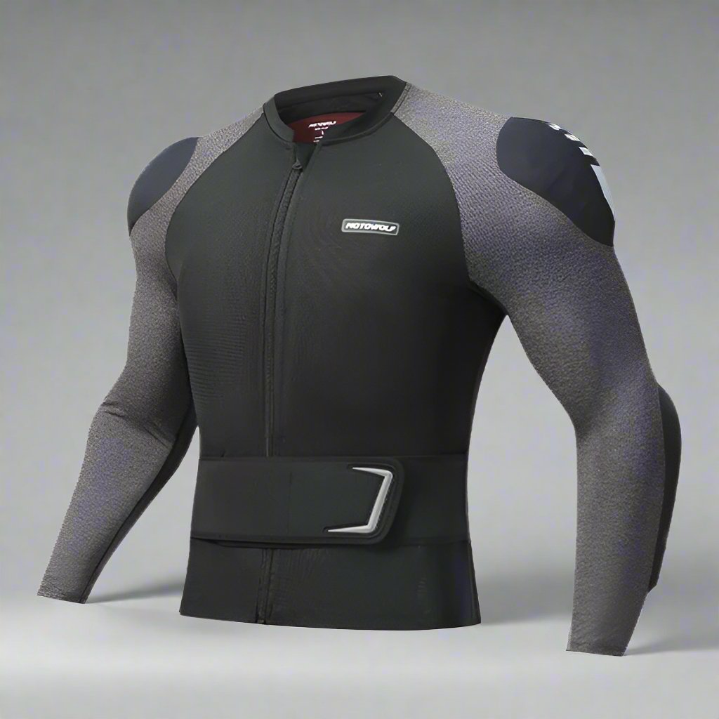 Gilet protection moto - MotorcycleSoftArmor™ - Gris - Le Pro Moto