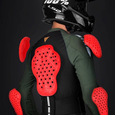 Gilet protection moto - MotorcycleSoftArmor™ - Vert - Le Pro Moto