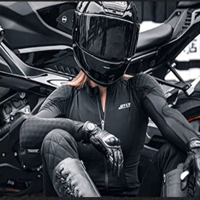 Veste Moto Femme - MotorcycleJacket™ - Noir - Le Pro Moto